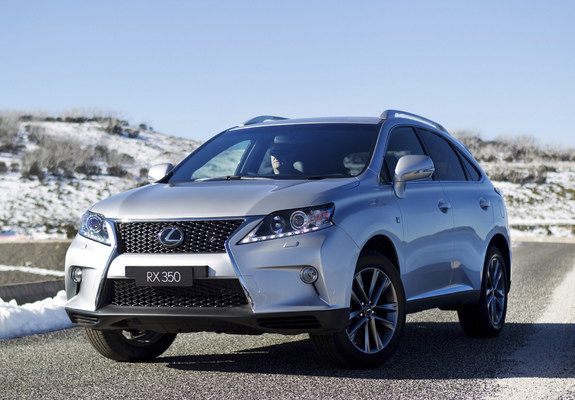 2012 Rx 350 Lexus RX 350 F-Sport AU-spec 2012 photos