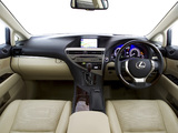 Lexus RX 450h AU-spec 2012 photos