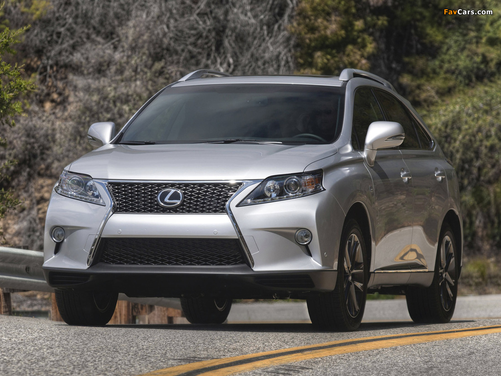 Lexus RX 350 F-Sport 2012 pictures (1024 x 768)