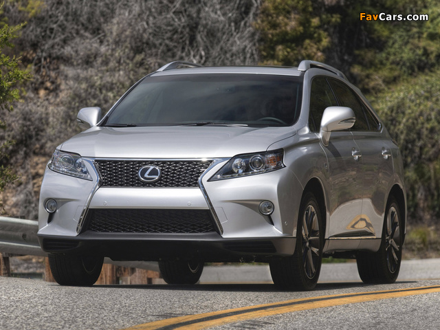 Lexus RX 350 F-Sport 2012 pictures (640 x 480)