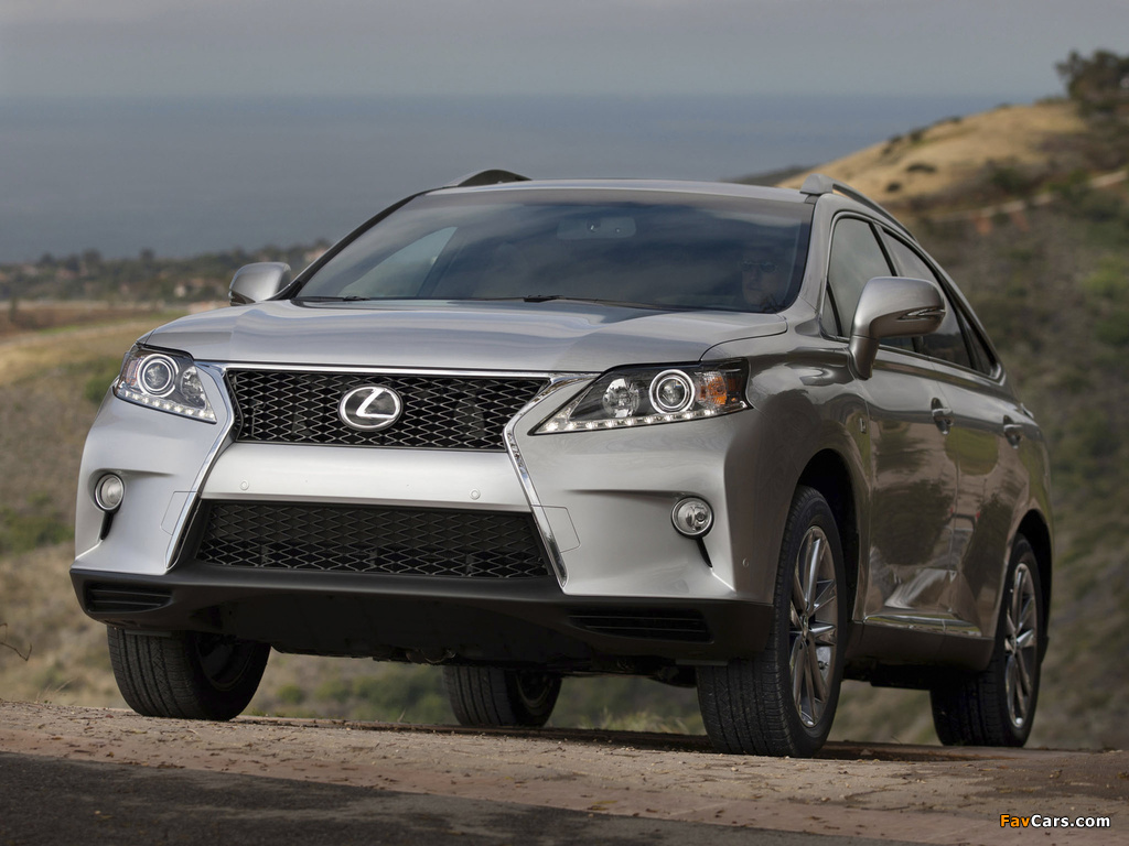 Lexus RX 350 F-Sport 2012 pictures (1024 x 768)