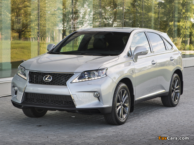 Lexus RX 350 F-Sport 2012 wallpapers (640 x 480)