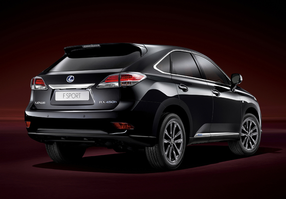 Lexus RX 450h F-Sport EU-spec 2012 wallpapers