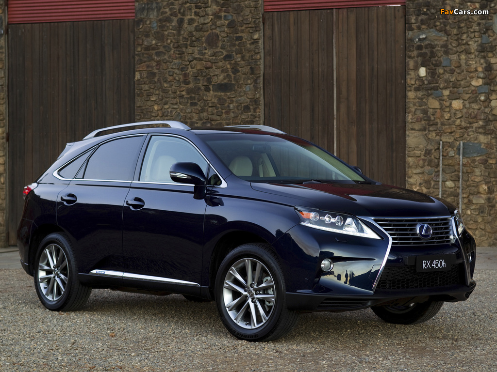 Lexus RX 450h AU-spec 2012 wallpapers (1024 x 768)