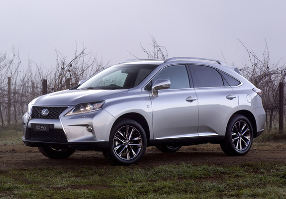 Lexus RX 350 F-Sport AU-spec 2012 wallpapers