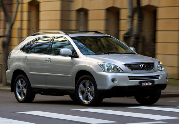 Photos of Lexus RX 400h AU-spec 2005–09