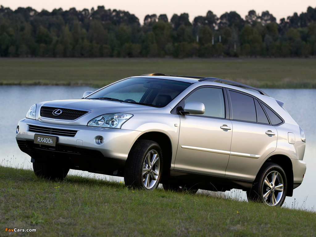 Photos of Lexus RX 400h AU-spec 2005–09 (1024 x 768)