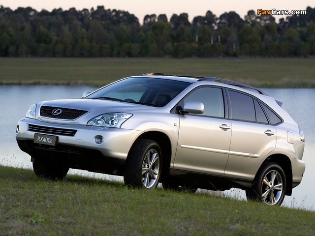 Photos of Lexus RX 400h AU-spec 2005–09 (640 x 480)