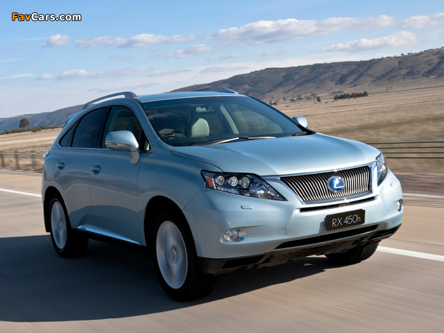 Photos of Lexus RX 450h AU-spec 2009–12 (640 x 480)