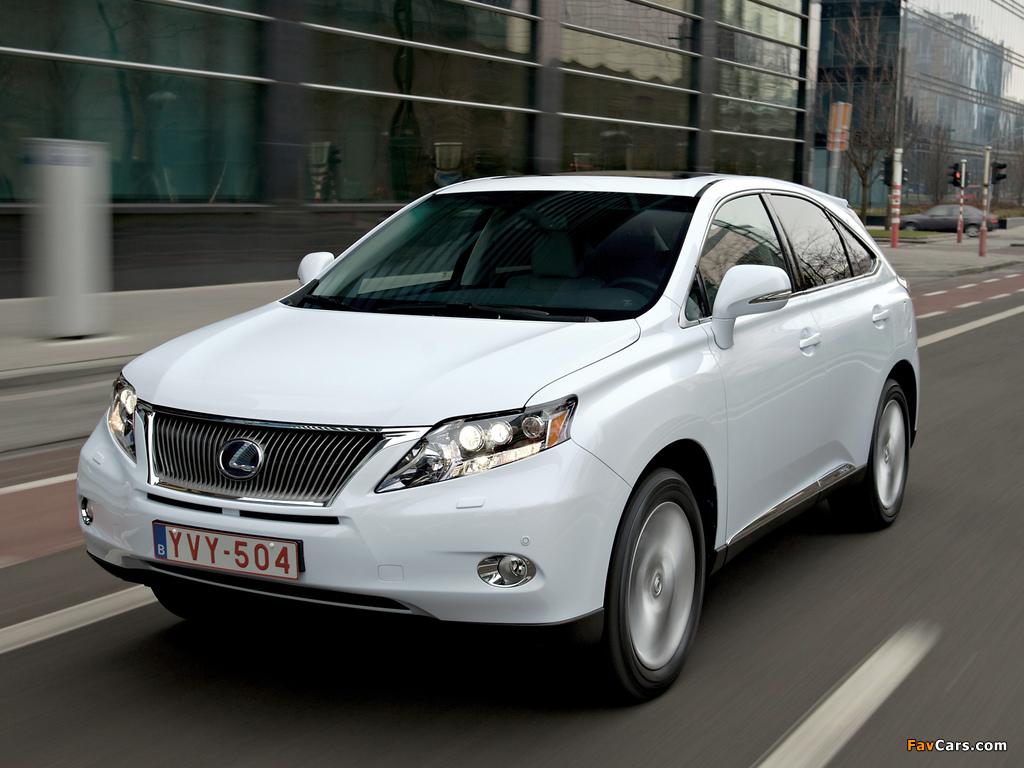 Photos of Lexus RX 450h UK-spec 2009–12 (1024 x 768)