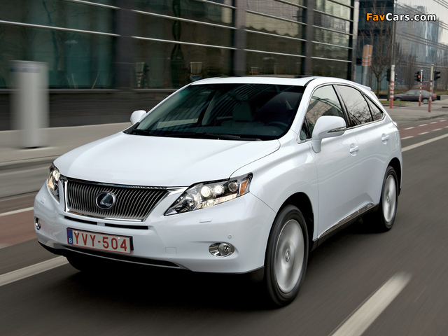 Photos of Lexus RX 450h UK-spec 2009–12 (640 x 480)