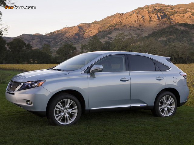 Photos of Lexus RX 450h 2009–12 (640 x 480)