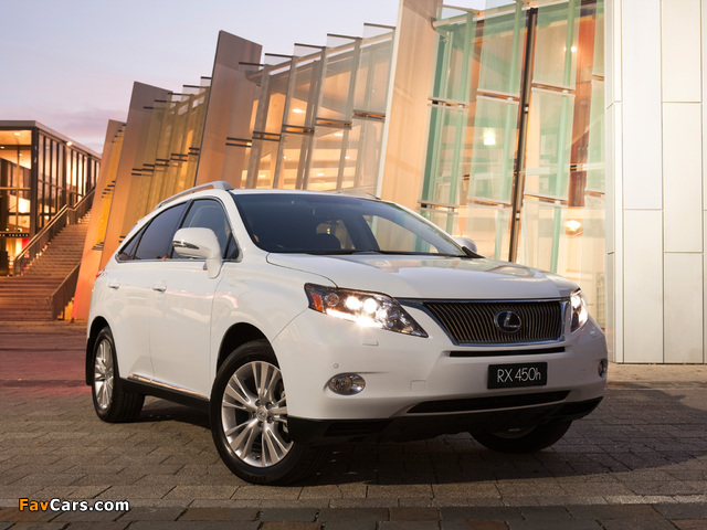 Photos of Lexus RX 450h AU-spec 2009–12 (640 x 480)