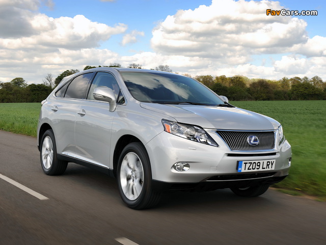 Photos of Lexus RX 450h UK-spec 2009–12 (640 x 480)