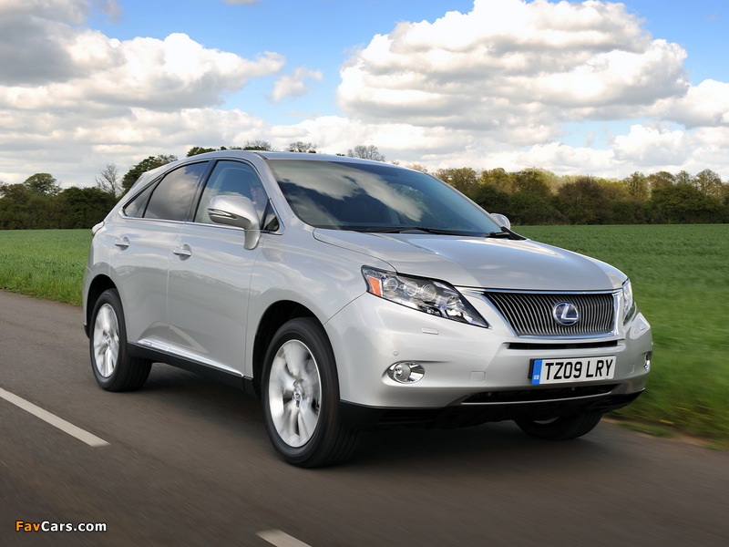 Photos of Lexus RX 450h UK-spec 2009–12 (800 x 600)