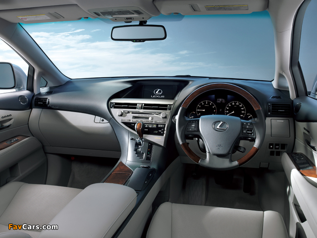 Photos of Lexus RX 350 JP-spec 2009–12 (640 x 480)