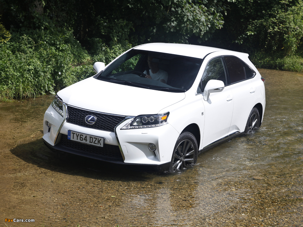 Photos of Lexus RX 450h F-Sport UK-spec (AL10) 2012–15 (1024 x 768)