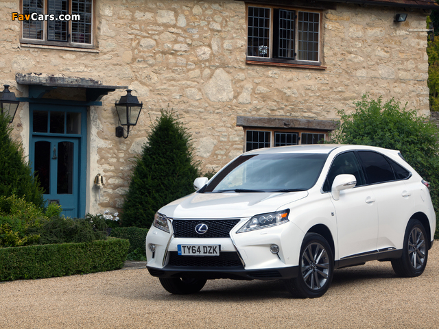 Photos of Lexus RX 450h F-Sport UK-spec (AL10) 2012–15 (640 x 480)