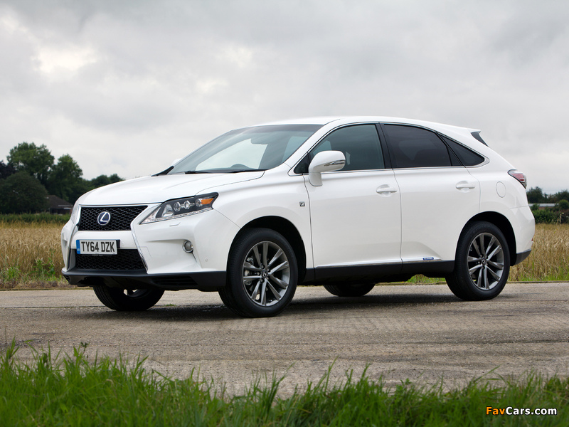 Photos of Lexus RX 450h F-Sport UK-spec (AL10) 2012–15 (800 x 600)