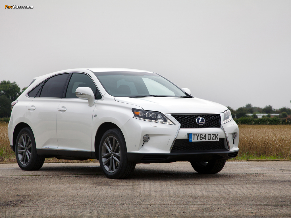 Photos of Lexus RX 450h F-Sport UK-spec (AL10) 2012–15 (1024 x 768)