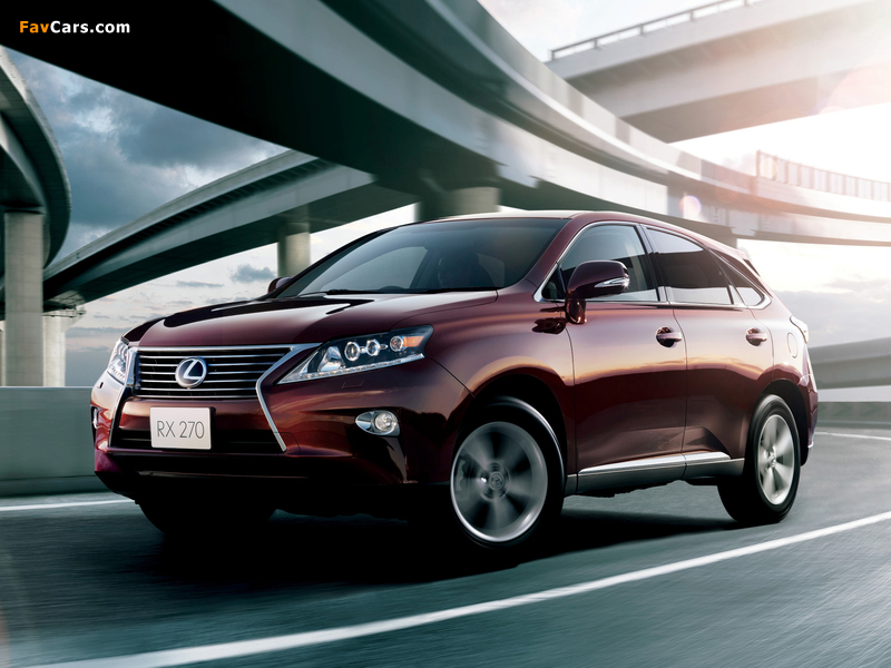 Photos of Lexus RX 270 JP-spec 2012 (800 x 600)