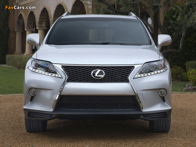 Photos of Lexus RX 350 F-Sport 2012 (640 x 480)