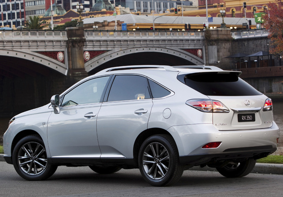 2012 Rx 350 Photos of Lexus RX 350 F-Sport AU-spec 2012