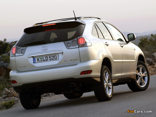 Pictures of Lexus RX 400h EU-spec 2005–09 (640 x 480)