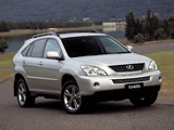 Pictures of Lexus RX 400h AU-spec 2005–09