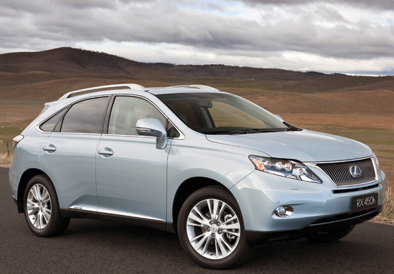 Pictures of Lexus RX 450h AU-spec 2009–12