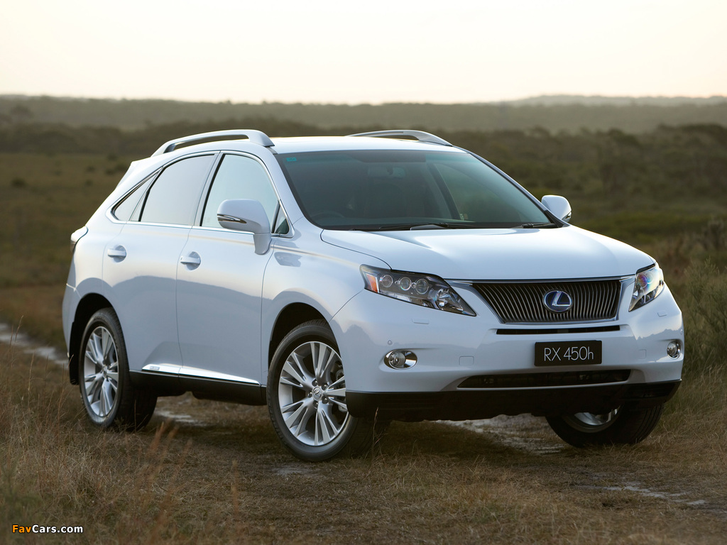 Pictures of Lexus RX 450h AU-spec 2009–12 (1024 x 768)