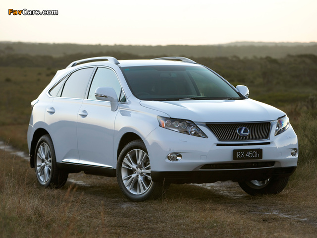 Pictures of Lexus RX 450h AU-spec 2009–12 (640 x 480)