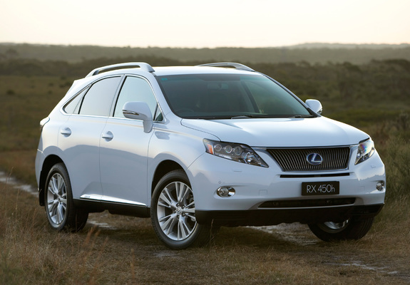 Pictures of Lexus RX 450h AU-spec 2009–12