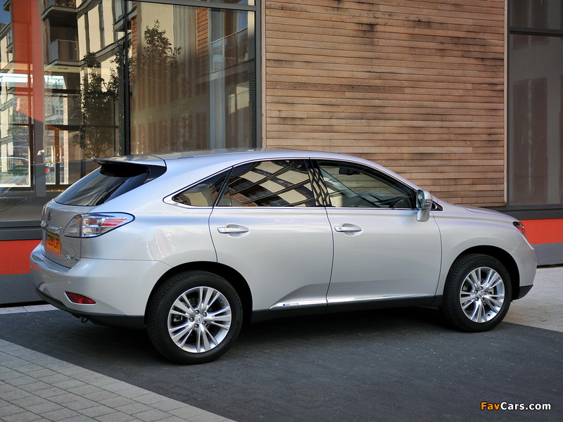 Pictures of Lexus RX 450h UK-spec 2009–12 (800 x 600)