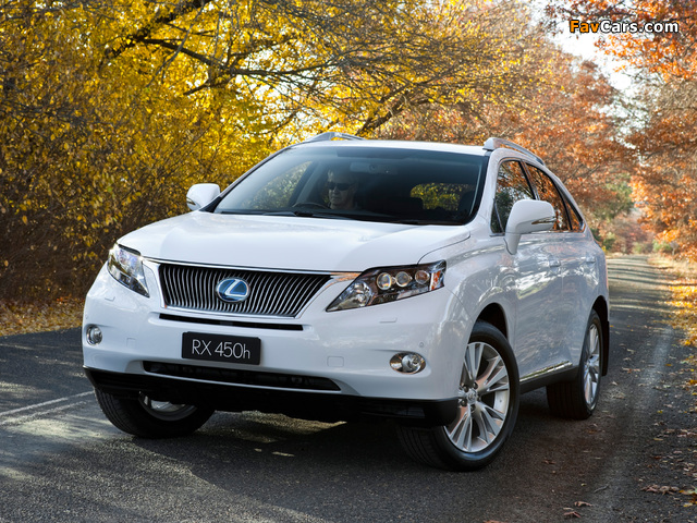 Pictures of Lexus RX 450h AU-spec 2009–12 (640 x 480)