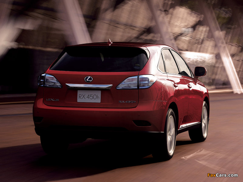 Pictures of Lexus RX 450h JP-spec 2009–12 (800 x 600)