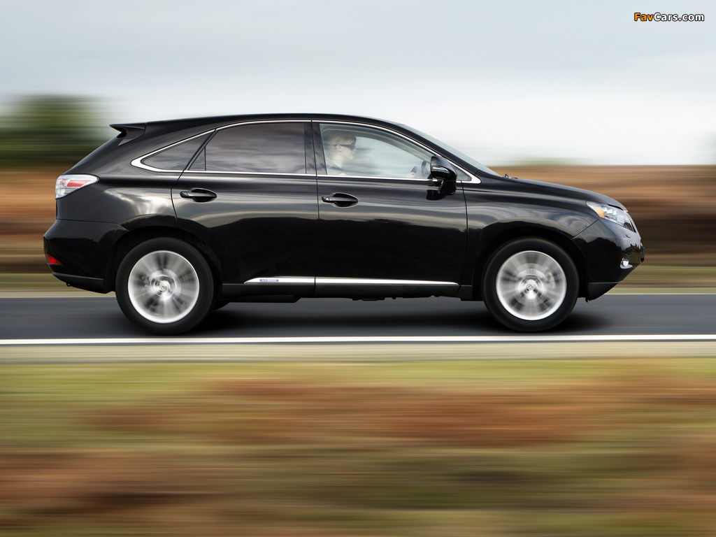 Pictures of Lexus RX 450h UK-spec 2009–12 (1024 x 768)