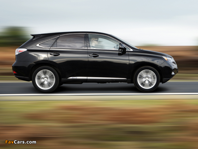 Pictures of Lexus RX 450h UK-spec 2009–12 (640 x 480)