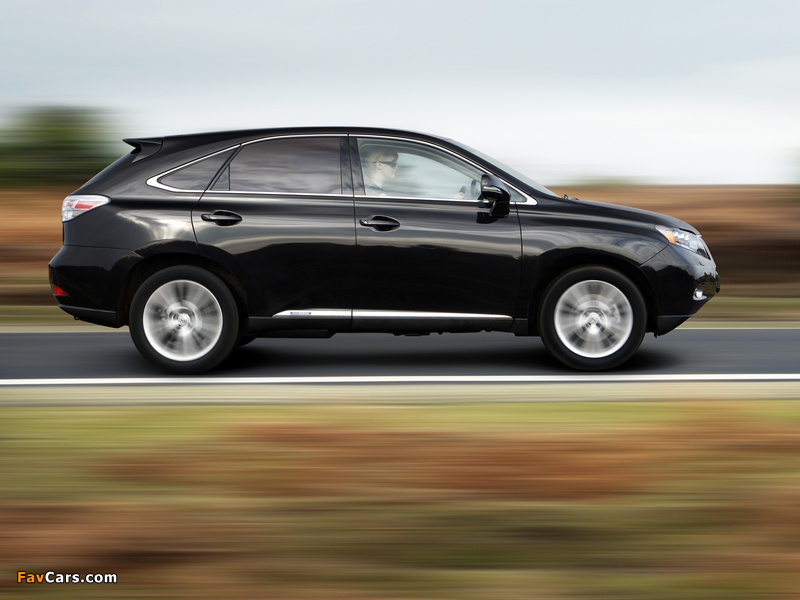 Pictures of Lexus RX 450h UK-spec 2009–12 (800 x 600)