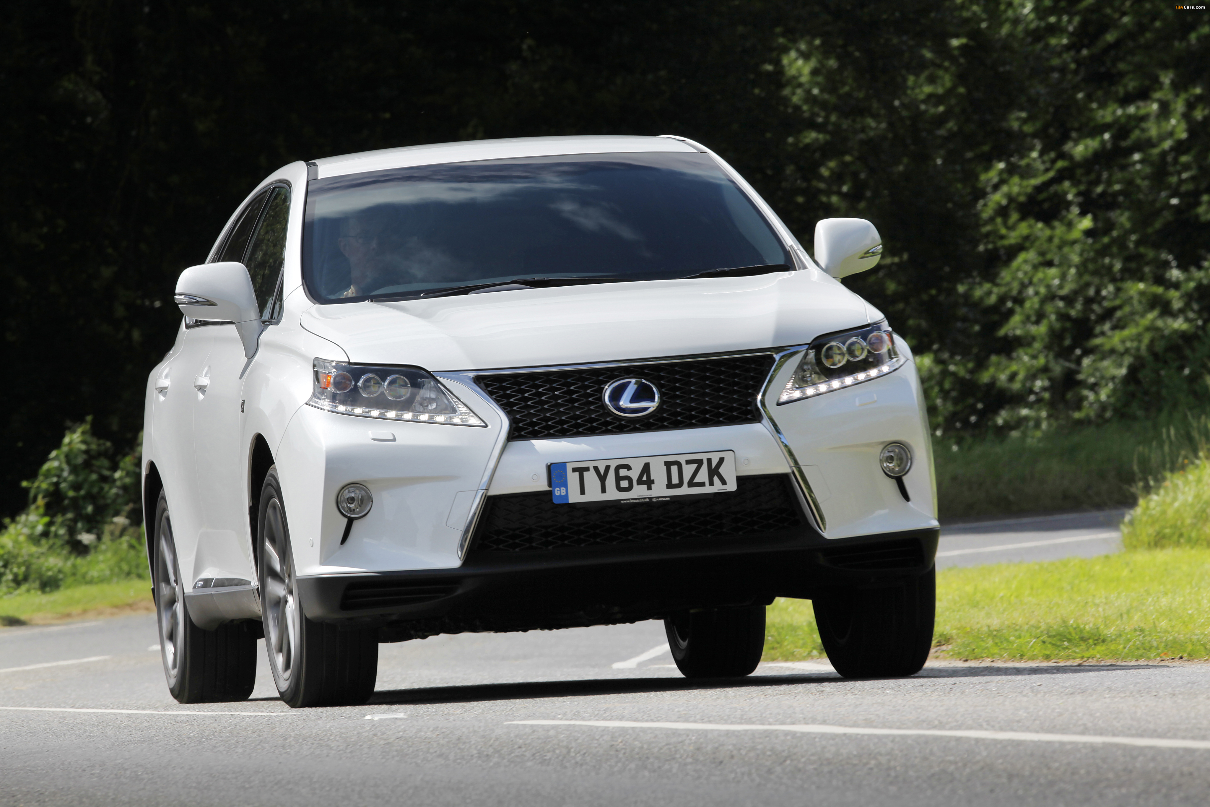 Pictures of Lexus RX 450h F-Sport UK-spec (AL10) 2012–15 (4096 x 2731)