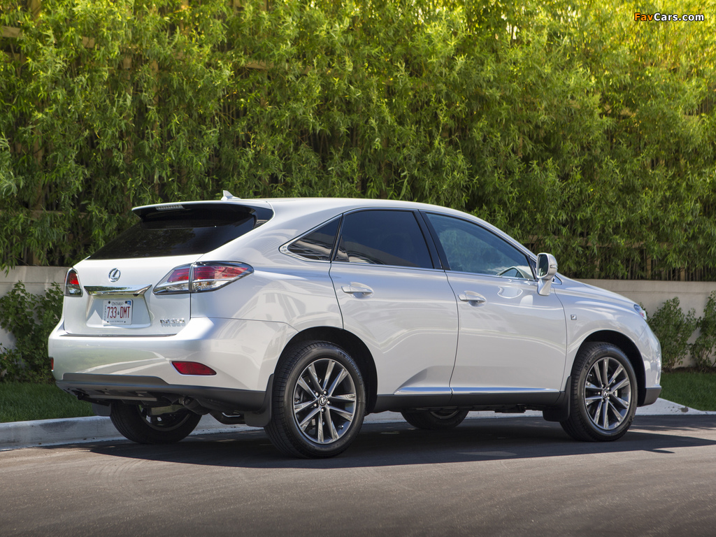 Pictures of Lexus RX 350 F-Sport 2012 (1024 x 768)