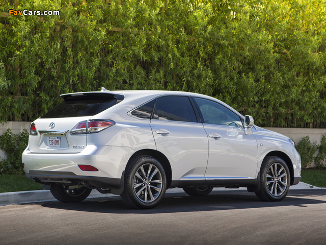 Pictures of Lexus RX 350 F-Sport 2012 (640 x 480)