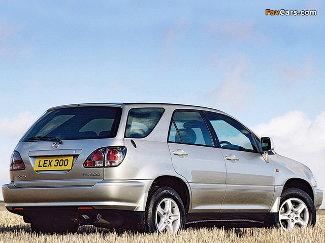 Lexus RX 300 UK-spec 2000–03 wallpapers (640 x 480)