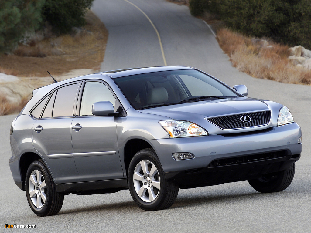 Lexus RX 330 2003–06 wallpapers (1024 x 768)