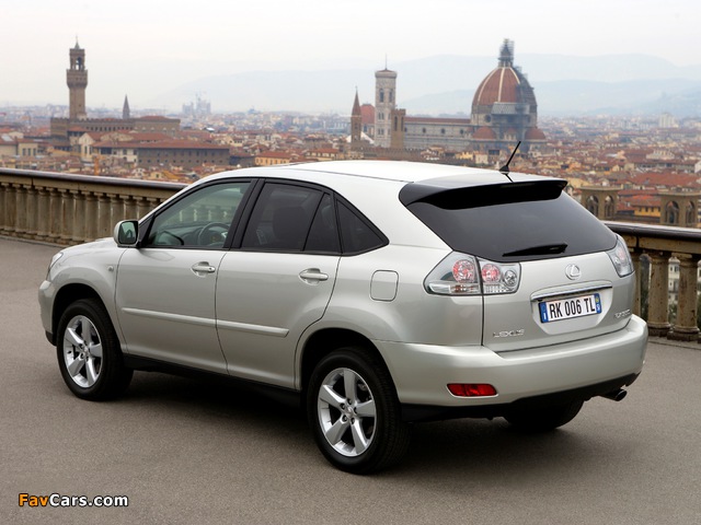 Lexus RX 350 EU-spec 2006–09 wallpapers (640 x 480)