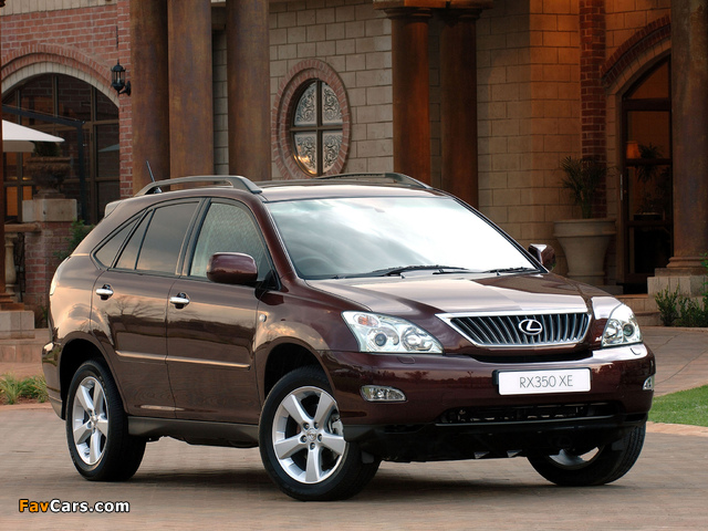 Lexus RX 350 XE ZA-spec 2007–09 wallpapers (640 x 480)