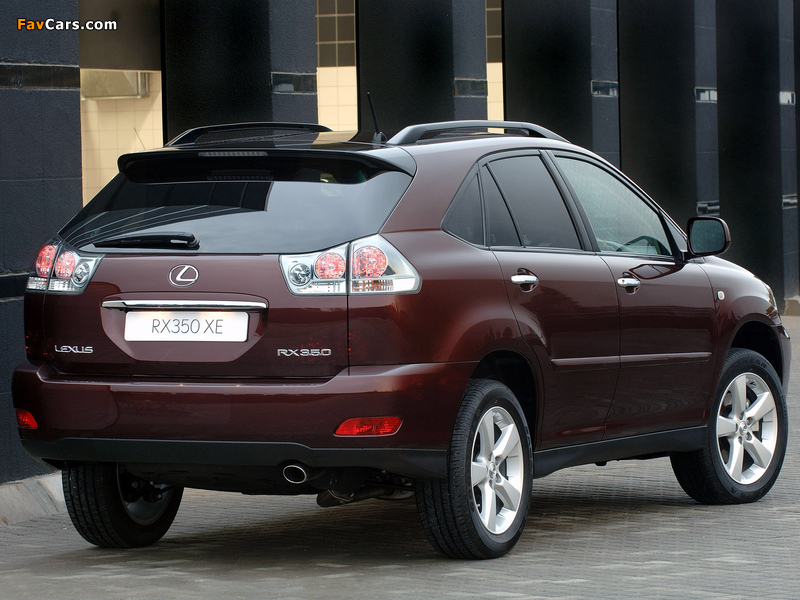 Lexus RX 350 XE ZA-spec 2007–09 wallpapers (800 x 600)