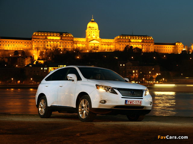 Lexus RX 450h EU-spec 2009–12 wallpapers (640 x 480)