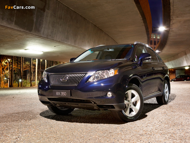 Lexus RX 350 AU-spec 2009–12 wallpapers (640 x 480)