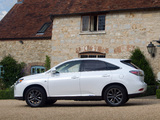 Lexus RX 450h F-Sport UK-spec 2012 wallpapers